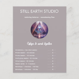 Sacred Axis | Tredje Ögonedesign Flygblad