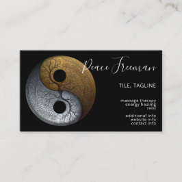 Sacred Balance | Yin Yang-symbol Visitkort