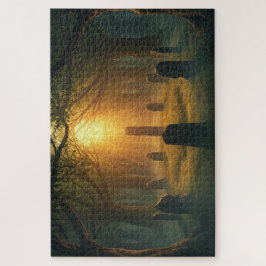 Sacred Druid Circle Jigsaw Puzzle Pussel