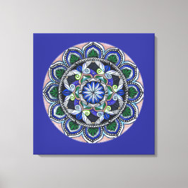Sacred Geometry Mandala Canvastryck