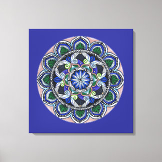 Sacred Geometry Mandala Canvastryck