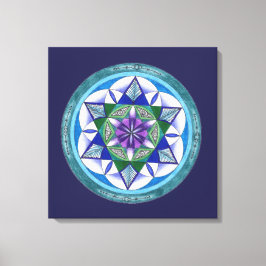 Sacred Geometry Mandala Canvastryck
