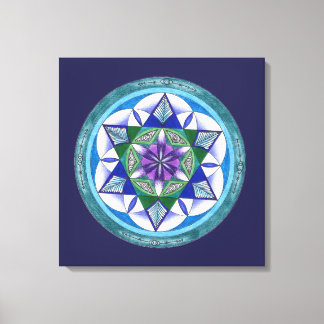 Sacred Geometry Mandala Canvastryck