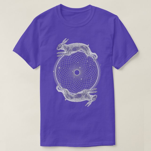 Sacred Geometry  - Torus Rabbits  T Shirt (Design framsida)