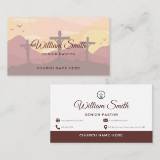 Sacred Grace Pastoral Business Card Visitkort