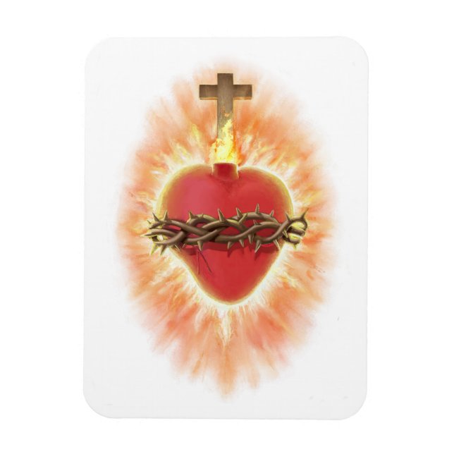 Sacred Heart of Jesus  Magnet (Vertikal)