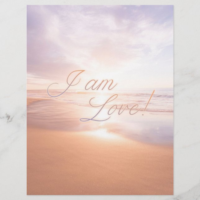 Sacred Love Poster I am love! (Framsida)
