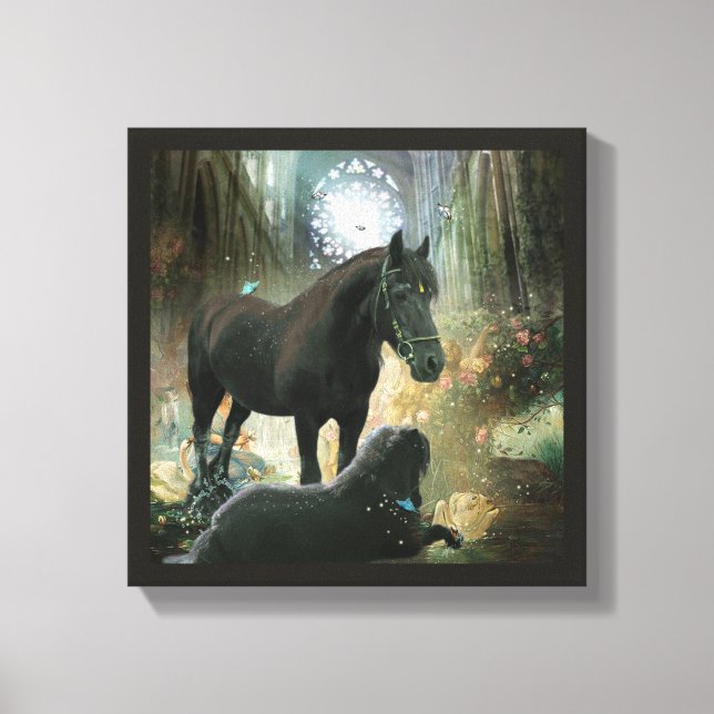 Sacred Retreat - Wrapped Canvas (Framsida)