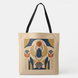 Sacred Scarab Egyptian Tote Bag Tygkasse