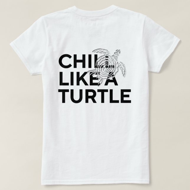 Sacred Spiral Turtle T Shirt (Design baksida)