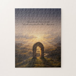 Sacred Stone Arch Sunset Jigsaw Puzzle Pussel