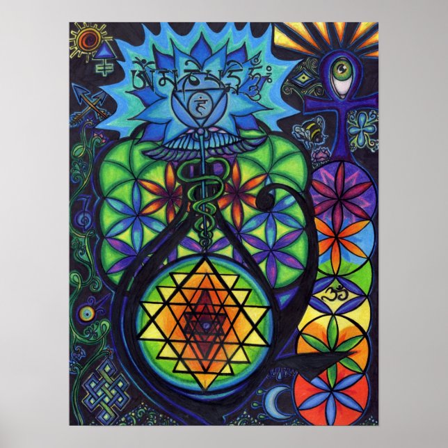 Sacred Symbolism Poster (Framsidan)