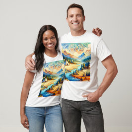 Sacred Valley Symbolic Expression Design T Shirt