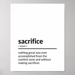 Sacrifice Satt Poster