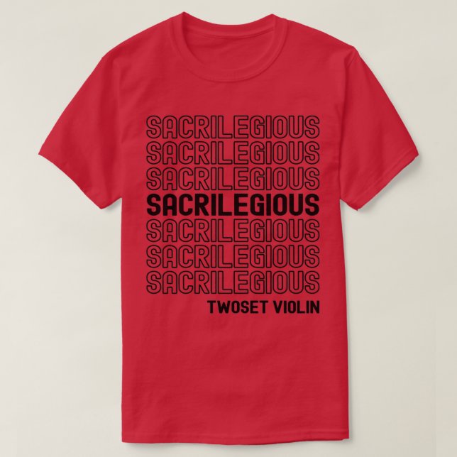Sacrilegium Twoset Violin 1 T Shirt (Design framsida)