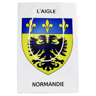 Sacs cadeaux en papier du blason de L'Aigle
