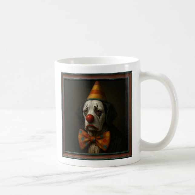 Sad Clown Dog  Kaffemugg (Höger)