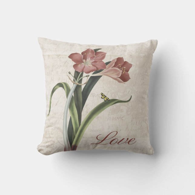 "Sad Flower Pillow – Moody Floral Home Decor" Kudde (Framsida)