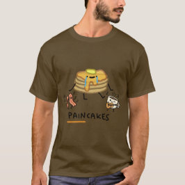 Sad Paincakes - Funny Breakfast Food Pun & Kawaii  T Shirt
