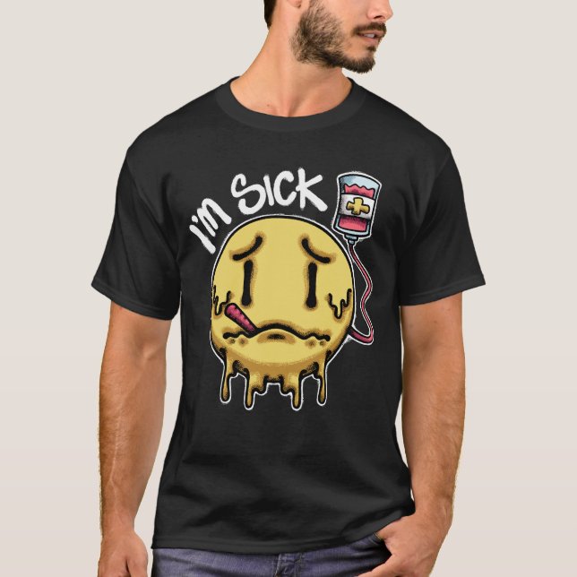 Sad Sickly streetwear  T Shirt (Framsida)