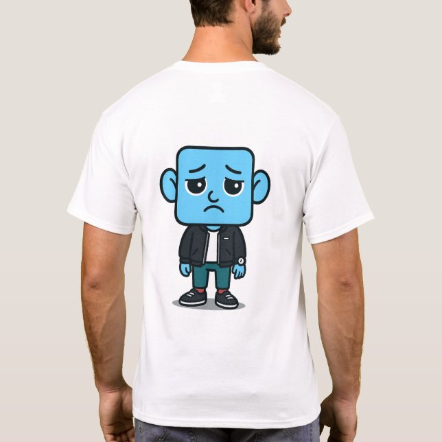 Sad Smilo T-shirt - Emotional design (Baksida)
