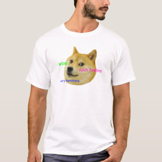 Sådan mode för Doge! Meme T-tröja Tee Shirt