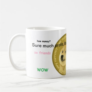 Sådan vinst för officiell Dogecoin kaffeMugg. WO Kaffemugg