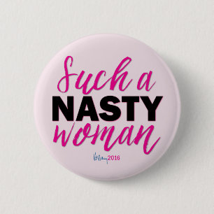 SÅDANA KVINNOR // Hillary Clinton Button Knapp