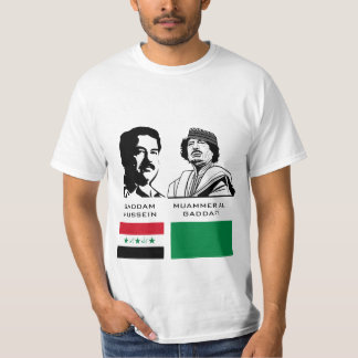 Saddam Hussein och Gaddafi T Shirt