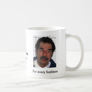 Saddam jakt kaffemugg
