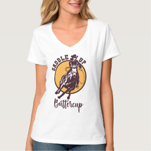 Saddam upp-knapp t shirt
