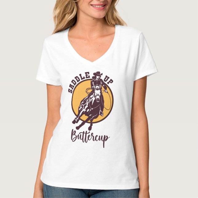 Saddam upp-knapp t shirt (Framsida)