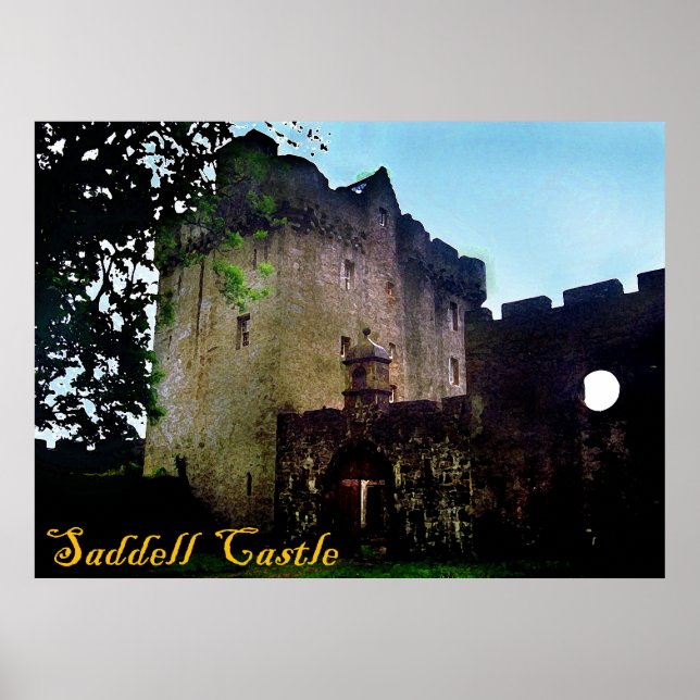 saddell castle poster (Framsidan)