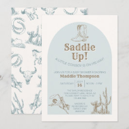 Saddla upp! Inbjudan till babybabyskor