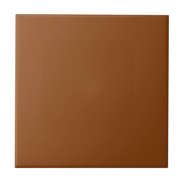 Saddle Brown Solid Färg Tile Kakelplatta (Framsidan)