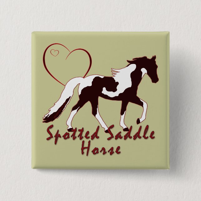 Saddle Horse Hearts Knapp (Framsida)