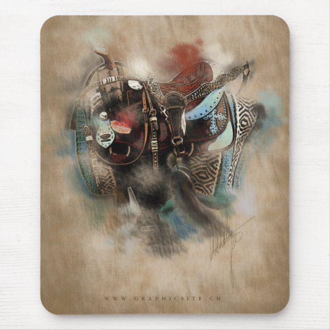 Saddle - Mousepad Musmatta (Framsidan)