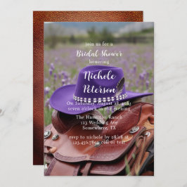 Saddle på stängslet med Hat-Möhippan Inbjudningar