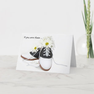 Saddle Shoes Birthday Kort