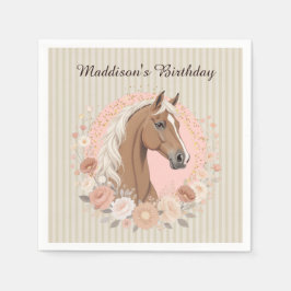 Saddle Up Horse Party Pappersservett