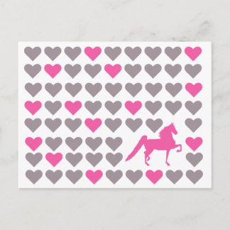 Saddleavin Postcard - Amerikanska Saddleavlade Kär Vykort