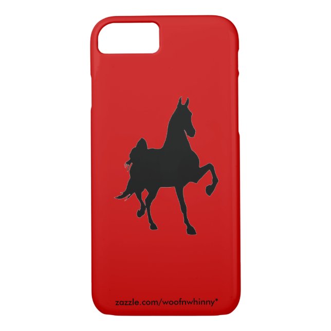 Saddleavlade Silhouette Case-Mate iPhone Skal (Baksida)