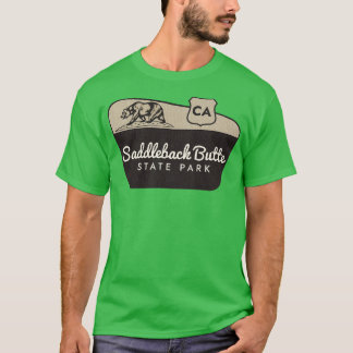 Saddleback Butte State Park California Välkomstsid T Shirt