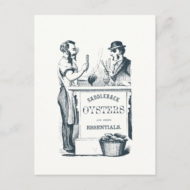 Saddleback Oysters vykort (Framsida)
