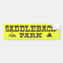 Saddlebacken parkerar bildekal