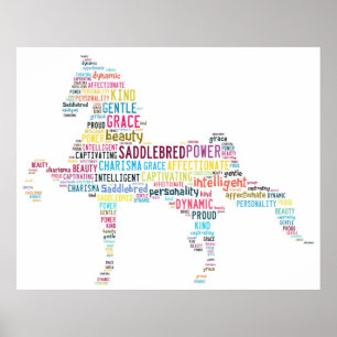 Saddlebred affisch