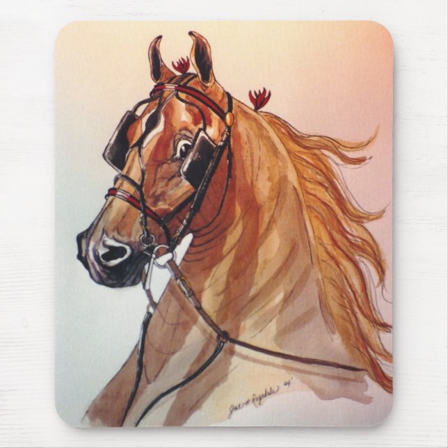 Saddlebred häst Mousepad Musmatta (Framsidan)