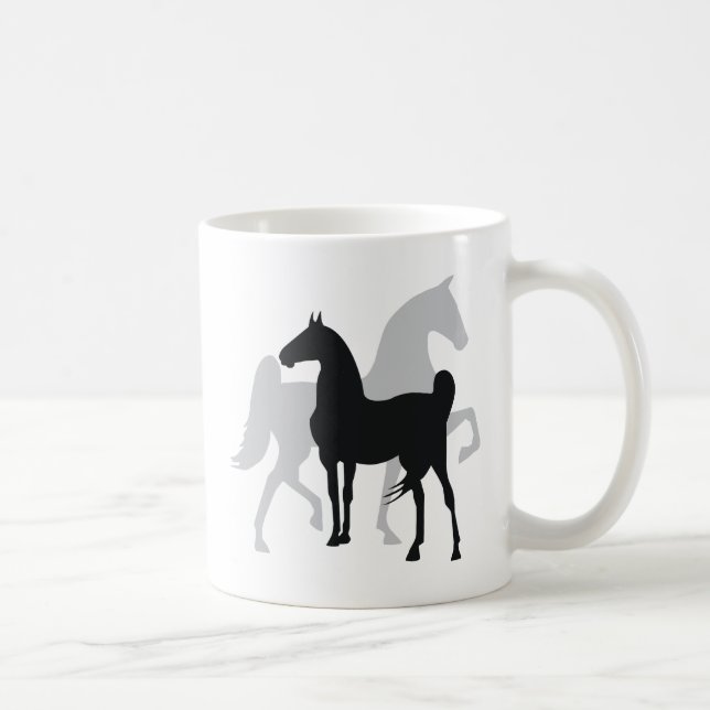 Saddlebred hästar kaffemugg (Höger)