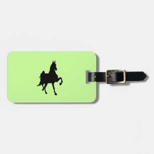 Saddlebred Silhouette Bagagebricka