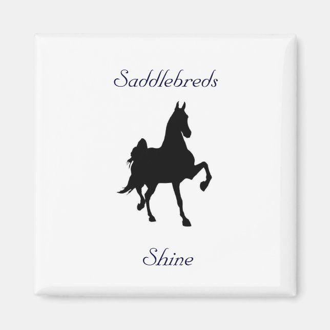 Saddlebreds Shine! Magnet (Framsidan)